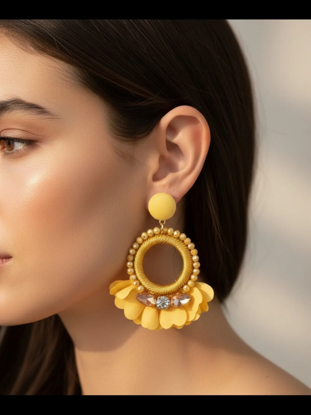Hand Crafted bold yellow